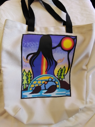 Reusable Totes With Custom Art picture