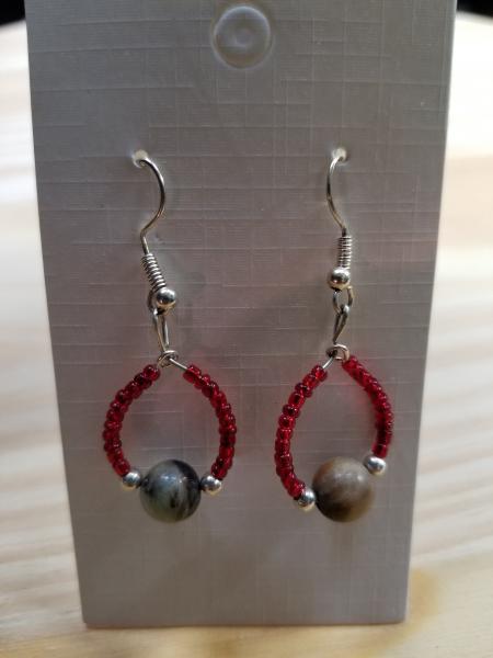 Hoop Beaded Earrings picture