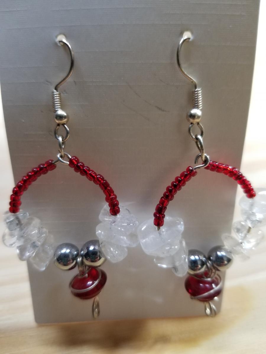 Hoop Beaded Earrings picture
