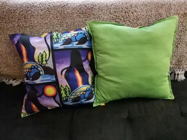 Throw Pillows- Pray For Us Mother Earth picture