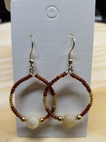 Hoop Beaded Earrings picture