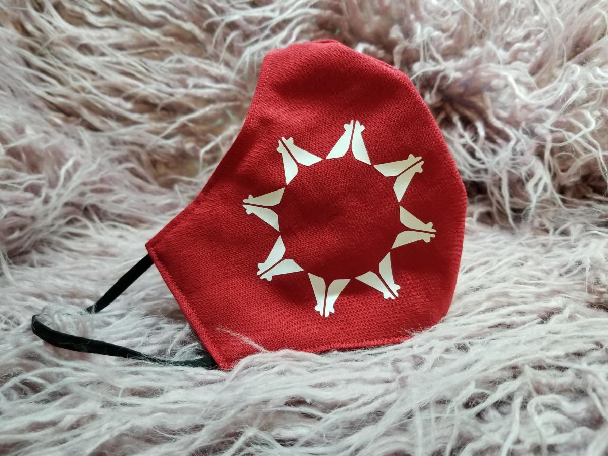 100% Kona Cotton Quliters Fabric Face Masks picture