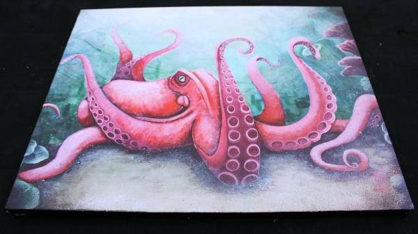 Pink Octopus on Canvas picture