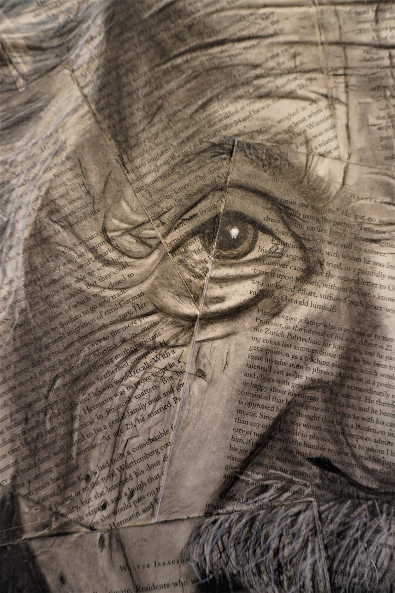 It's all relative (Albert Einstein) Three dimensional wall art picture