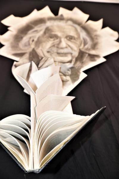 It's all relative (Albert Einstein) Three dimensional wall art picture