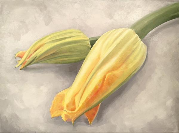 Two Squash Blossoms