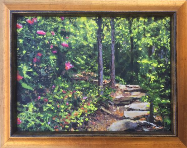 Path Through The Rhododendron (framed)
