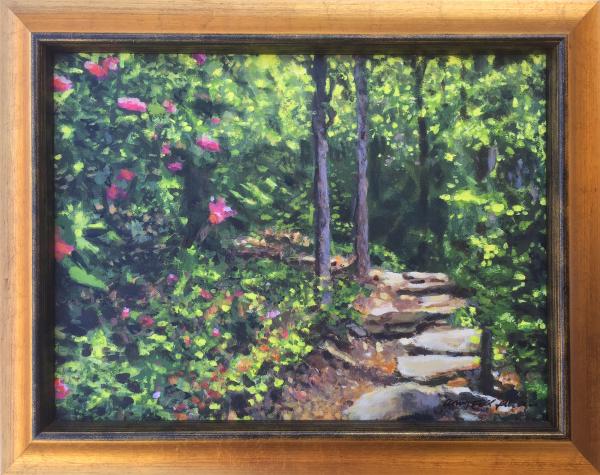 Path Through The Rhododendron (framed) picture