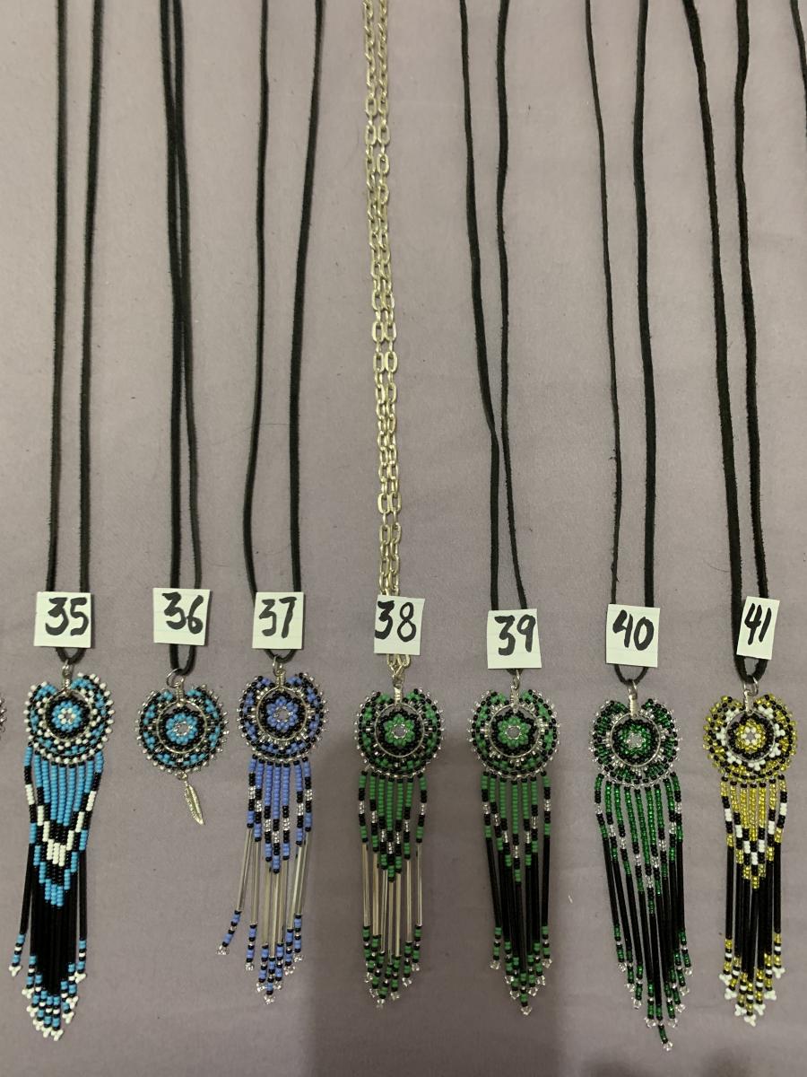 Beaded Dream Catcher Necklaces picture