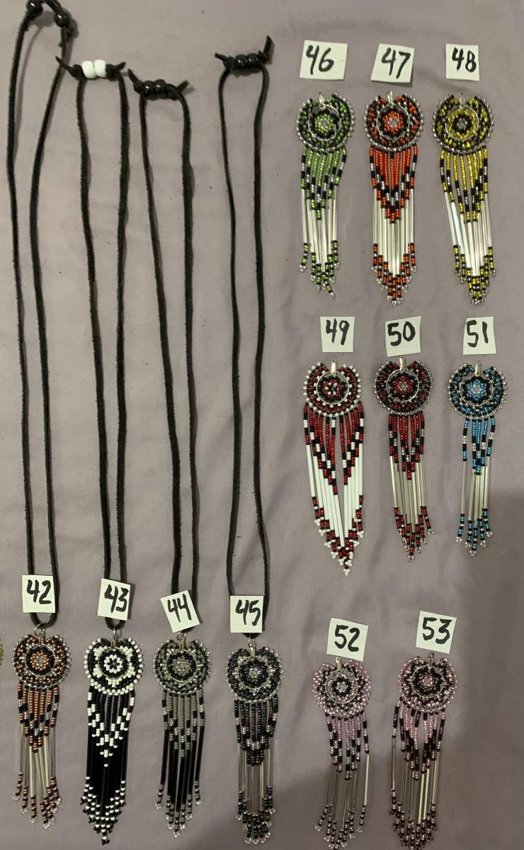 Beaded Dream Catcher Necklaces picture