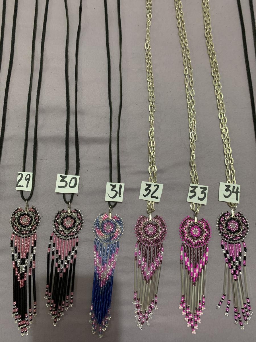 Beaded Dream Catcher Necklaces picture