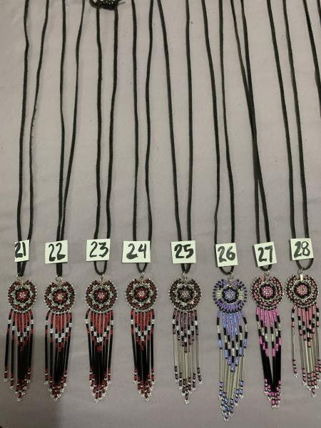 Beaded Dream Catcher Necklaces