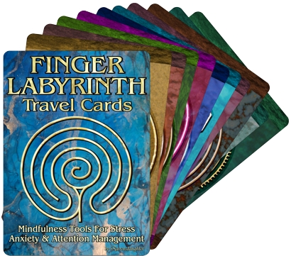 Finger Labyrinth Travel Cards
