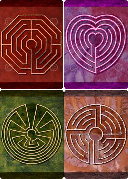 Finger Labyrinth Travel Cards picture