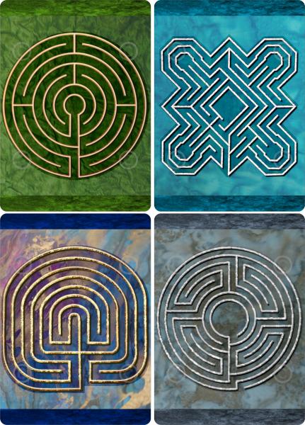 Finger Labyrinth Travel Cards picture