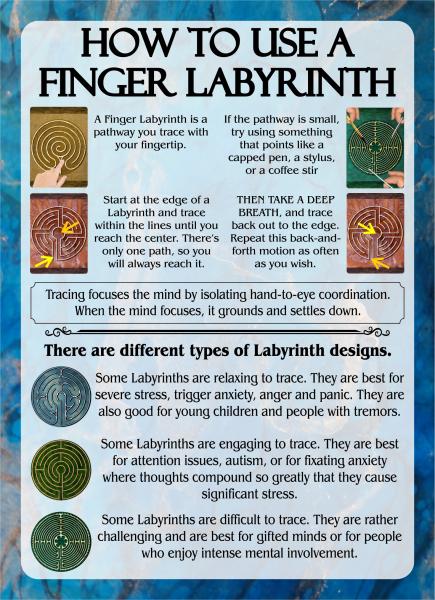 Finger Labyrinth Travel Cards picture