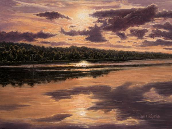 Sunset Glow Study, Piney Z Lake picture