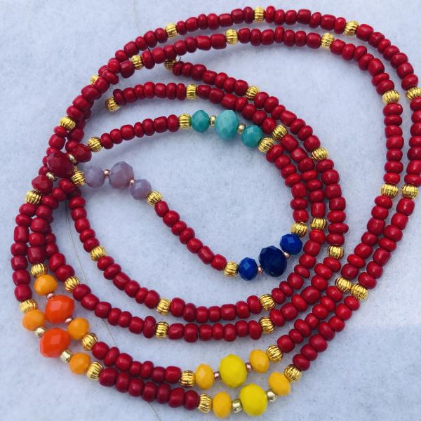 Jeweled Waistbeads “Over the Rainbow”