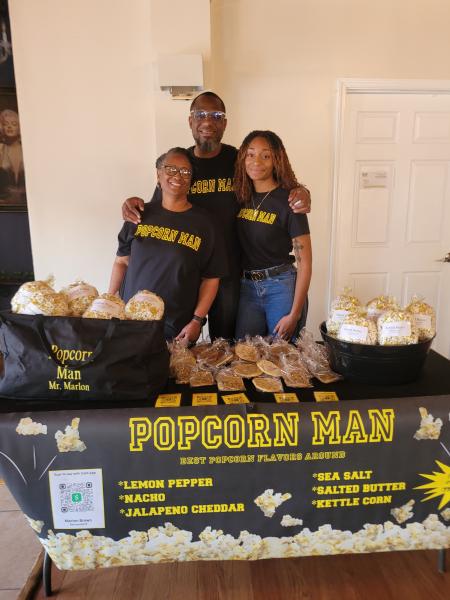 Popcorn man