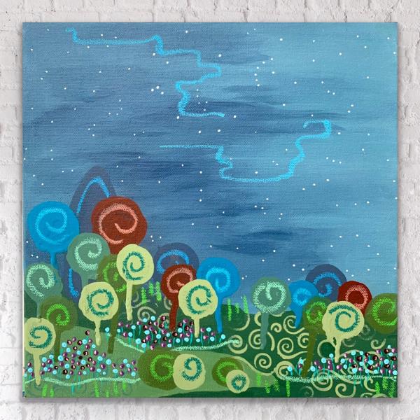 Night Garden - 12"x12" picture