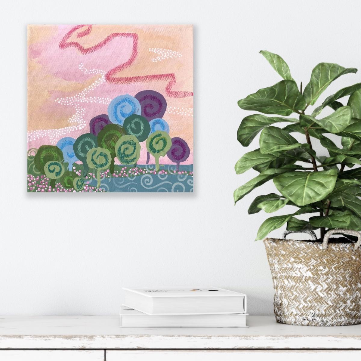 Cotton Candy Skies - 8"x8" picture