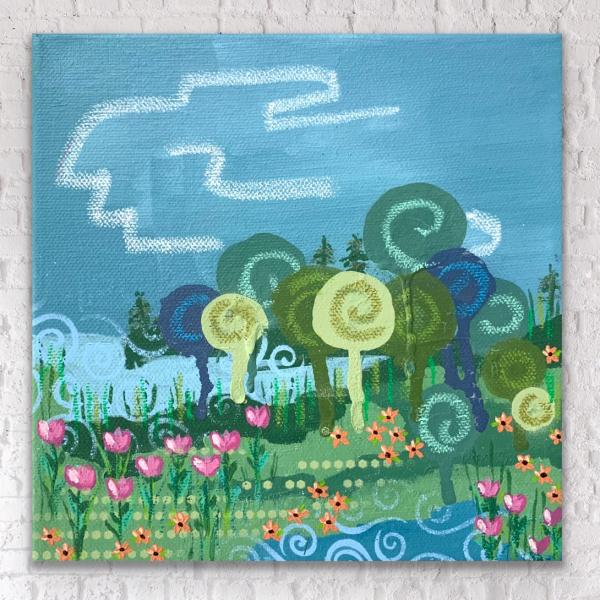 Summer Clouds - 8"x8" picture