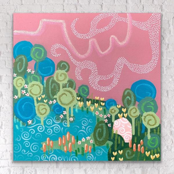 Under Pink Skies - 12"x12"