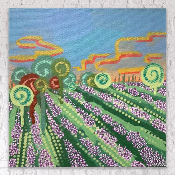 Lavender Acres - 8"x8" picture