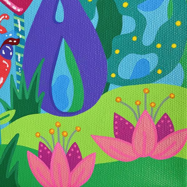 "Citrus Paradise #2" Acrylic Painting picture