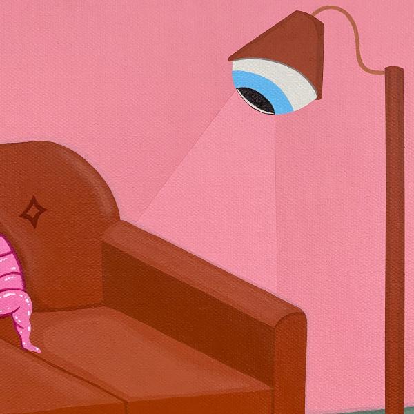 "Couch Gag" Acrylic Painting picture