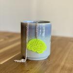 Neon Acrylic Brain Necklace