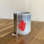 Neon Acrylic Heart Necklace