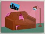 "Couch Gag" Acrylic Painting