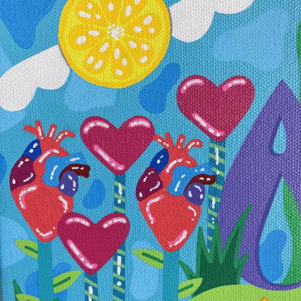 "Citrus Paradise #2" Acrylic Painting picture