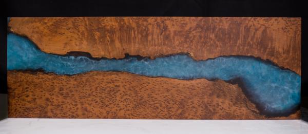 Redwood and Epoxy Riverwood Wall Hanging picture