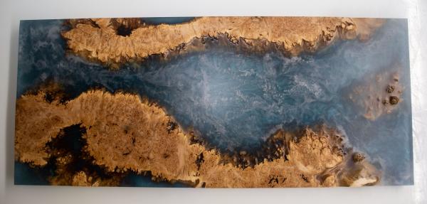 Maple and Epoxy Riverwood Wall Hanging