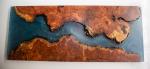 Redwood and Epoxy Wall Hanging