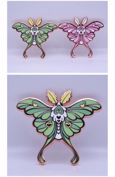 Moth Enamel Pins