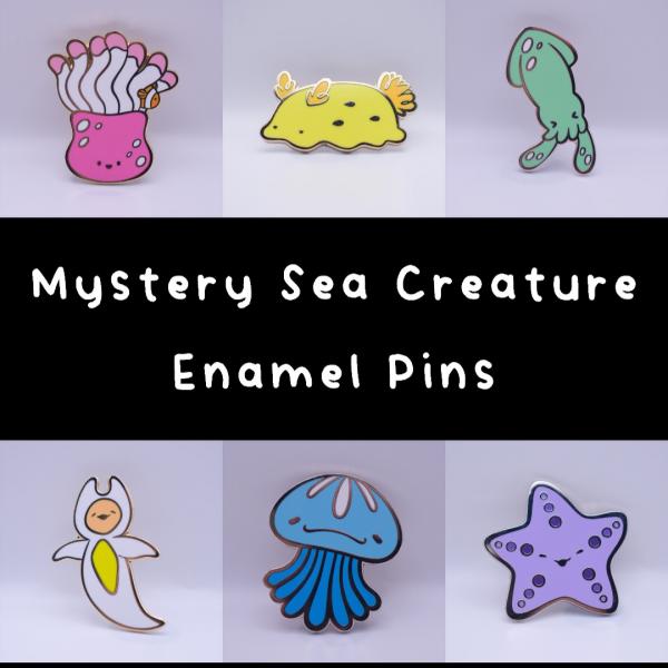 Sea Creature Mystery Pins