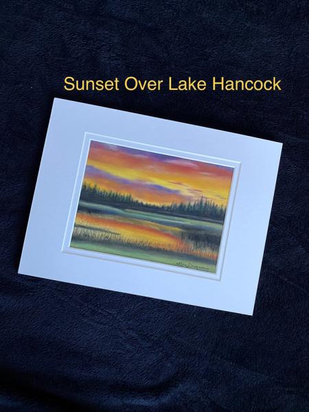 Sunset Over Lake Hancock picture