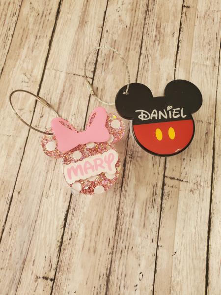 Mickey/Minnie Mouse Inspired Luggage Tag