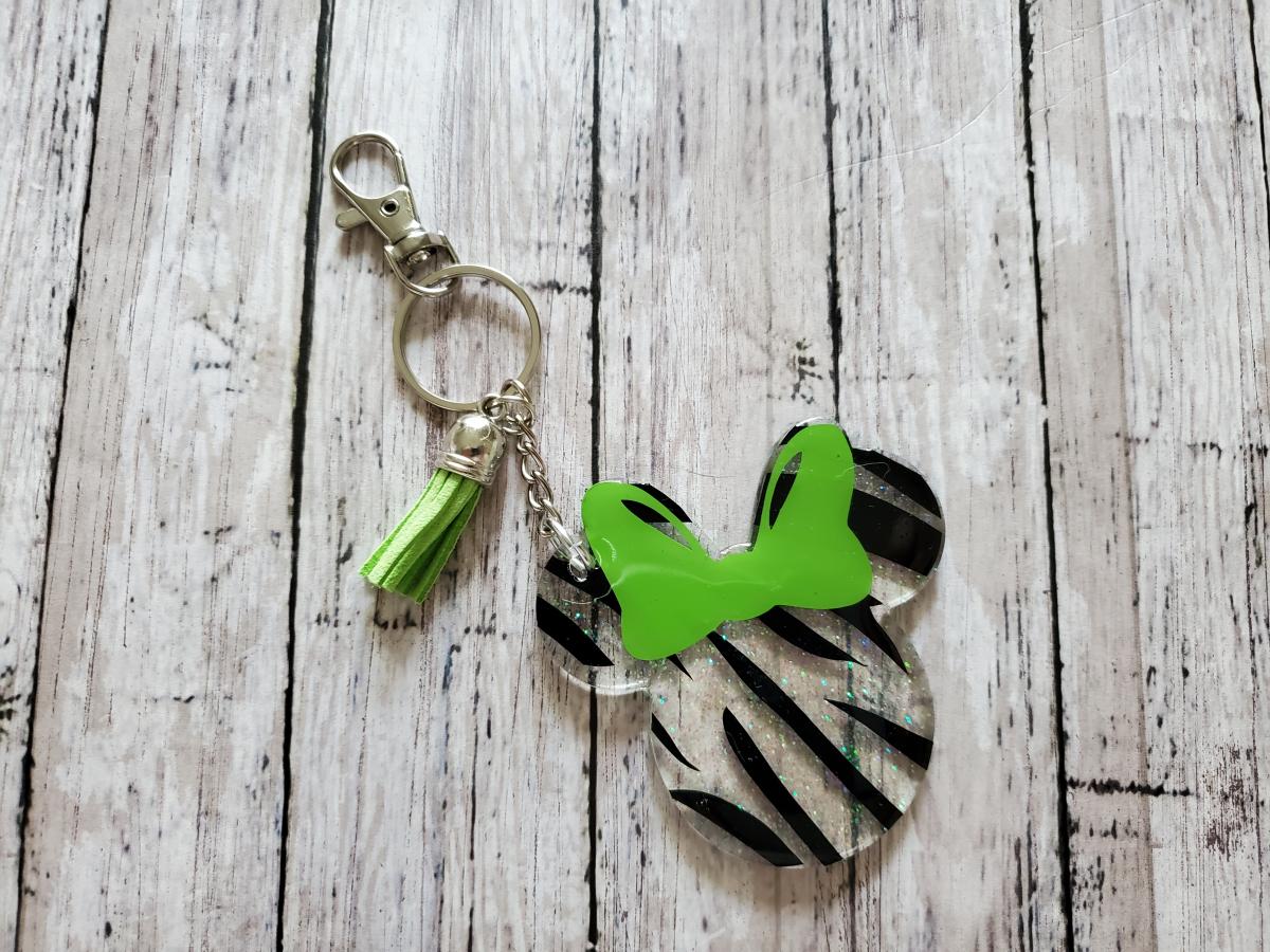 Minnie Mouse Inspired Keychain picture