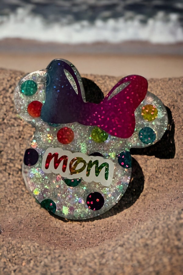 Minnie Mouse Inspired Keychain picture