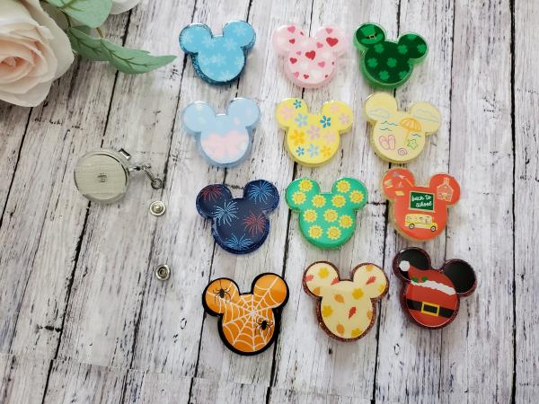 12 months of Mouse Inspired Badge Reels