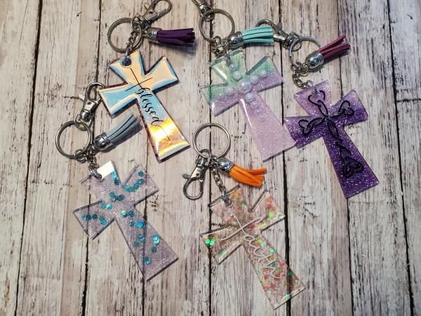 Cross Keychain