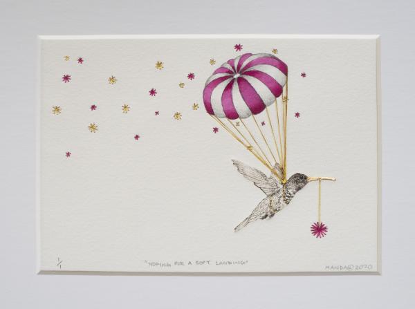 "Hoping for a Safe Landing" - 5x7