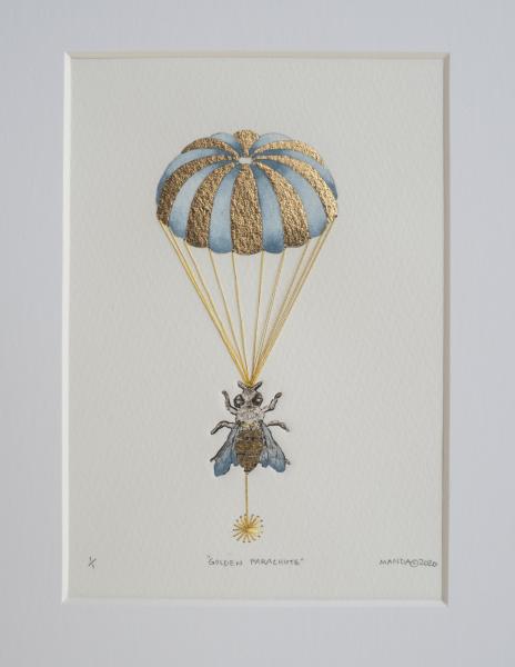 "Golden Parachute" - 5x7