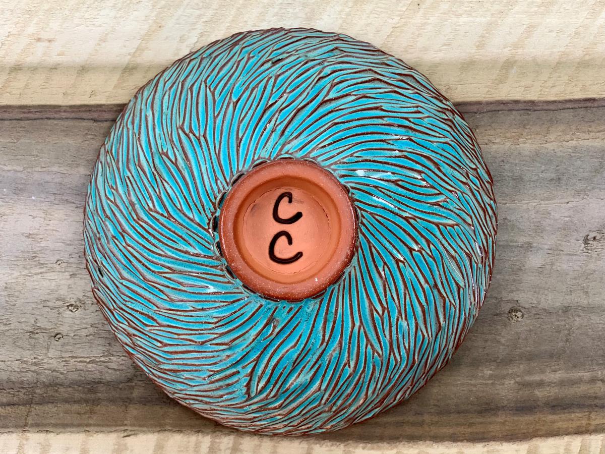 Layered Small Bowl in Tahitian Blue picture