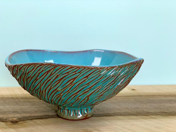 Layered Small Bowl in Tahitian Blue