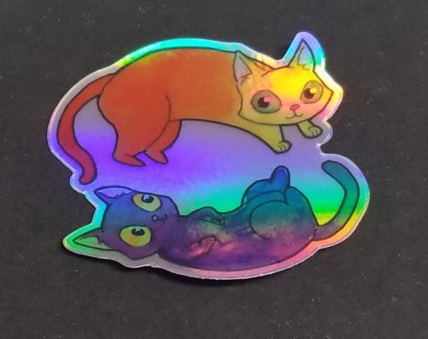 Harmony Cats Holographic Sticker